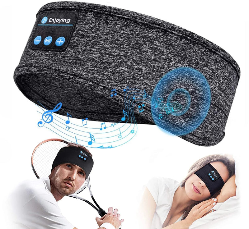 Mascara De Dormir Faixa Sem Fio C/ Fone De Ouvido Bluetooth